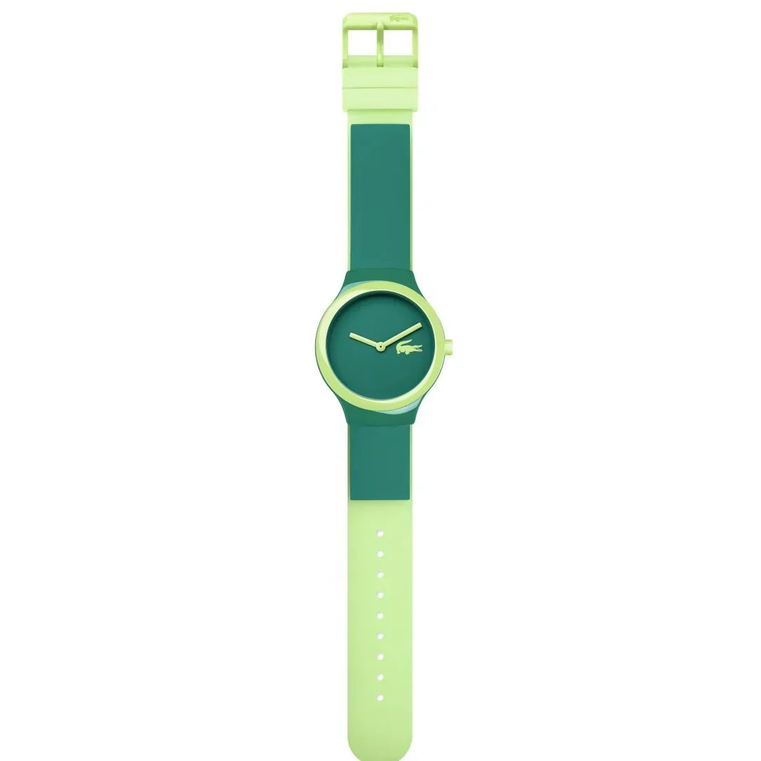 Lacoste The Goa Green Dial Green Silicone Strap Watch for KIds- 2020119