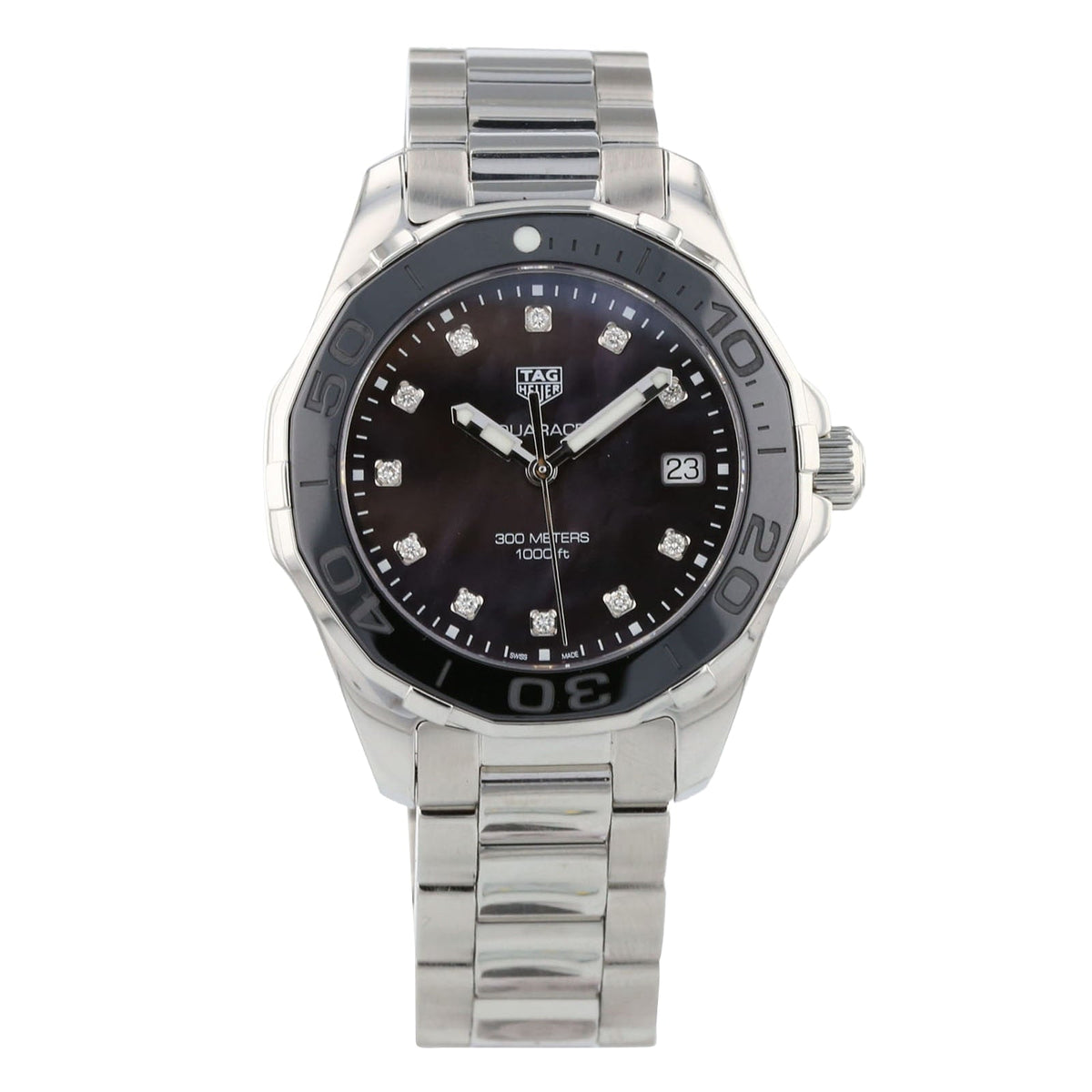 Shop Authentic Tag Heuer Aquaracer Black Dial Watch for Women - WAY131M.BA0748 - Luxxuri