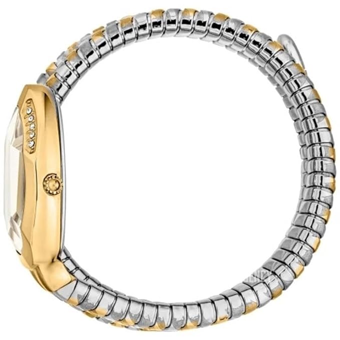 Just Cavalli Taglio Silver Dial Two Tone Steel Strap Watch for Women - JC1L226M0055