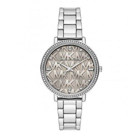 Shop Authentic Michael Kors Pyper Analog Gray Dial Silver Steel Strap Watch For Women - MK4672 - Luxxuri