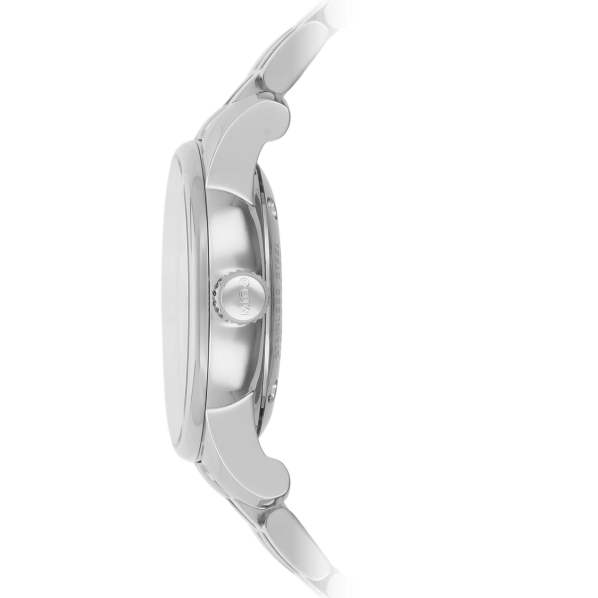 Mido Baroncelli Automatic Mother Of Pearl Dial Silver Steel Strap Watch For Women - M7600.4.69.1
