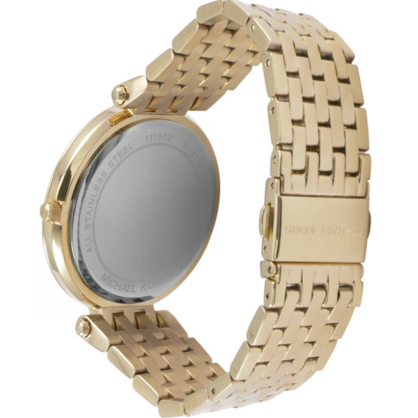 Michael Kors Darci Silver Dial Gold Stainless Steel Strap Watch for Women - MK3191