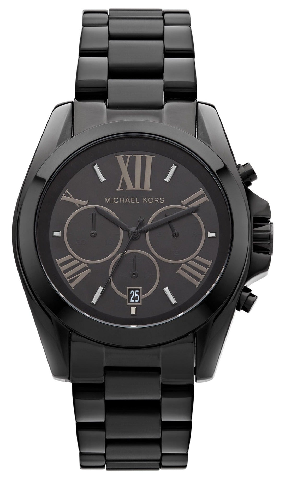 Shop Authentic Michael Kors Bradshaw Black Dial Black Steel Strap Watch for Men - MK5550 - Luxxuri