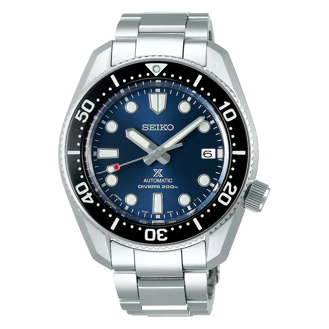 Shop Authentic Seiko Prospex Sea Automatic Diver Green Dial Silver Steel Strap Watch For Men - SPB187J1 - Luxxuri
