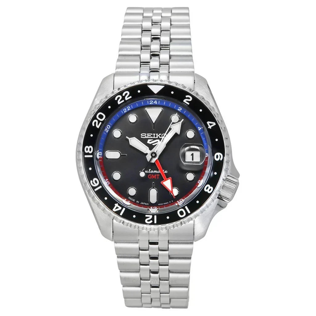Shop Authentic Seiko 5 Sports Special Edition Automatic Grey Dial Silver Steel Strap Watch For Men - SSK019K1 - Luxxuri