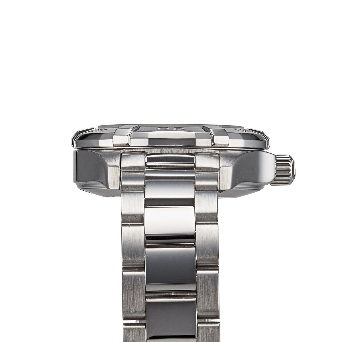 Tag Heuer Aquaracer Quartz Mother of Pearl White Dial Silver Steel Strap Watch for Women - WBD1411.BA0741