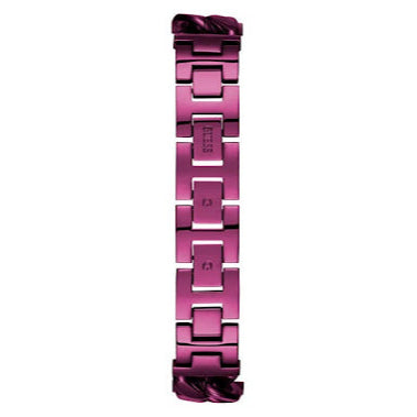 Guess Vanity Analog Purple Dial Purple Steel Strap Watch For Women - W1029L4