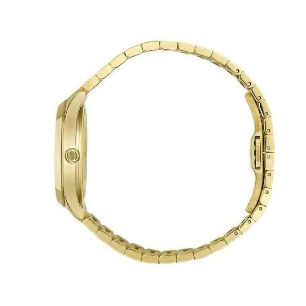 Gucci G Timeless 18K Gold Dial Gold Steel Strap Watch for Women - YA1265036
