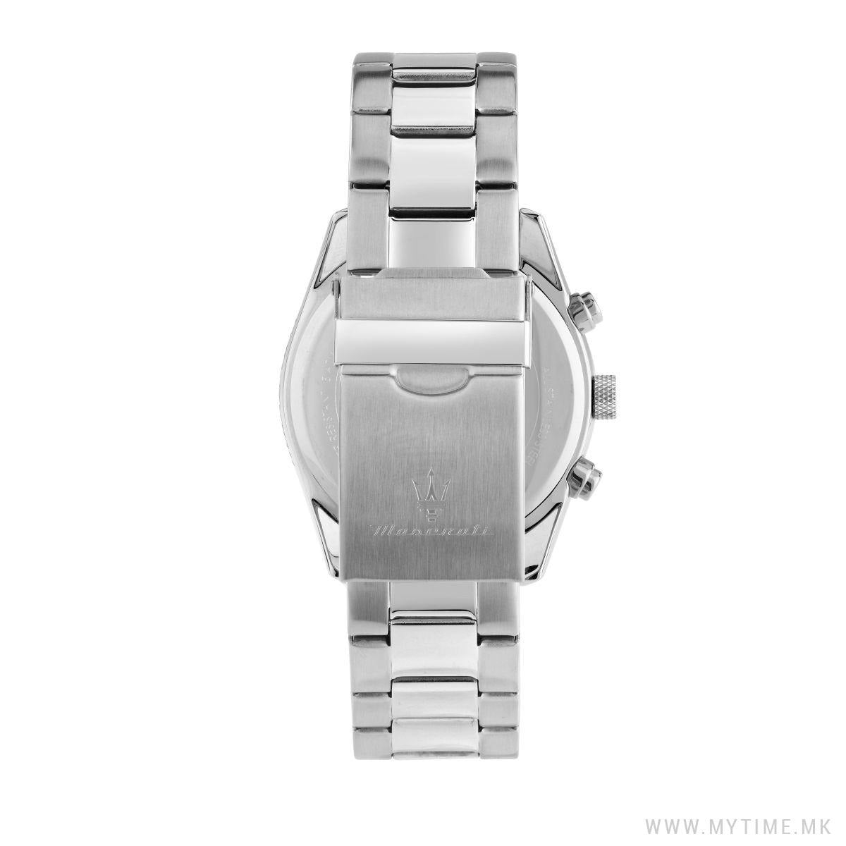 Maserati Attrazione Chronograph Green Dial Silver Steel Strap Watch for Men - R8853151011