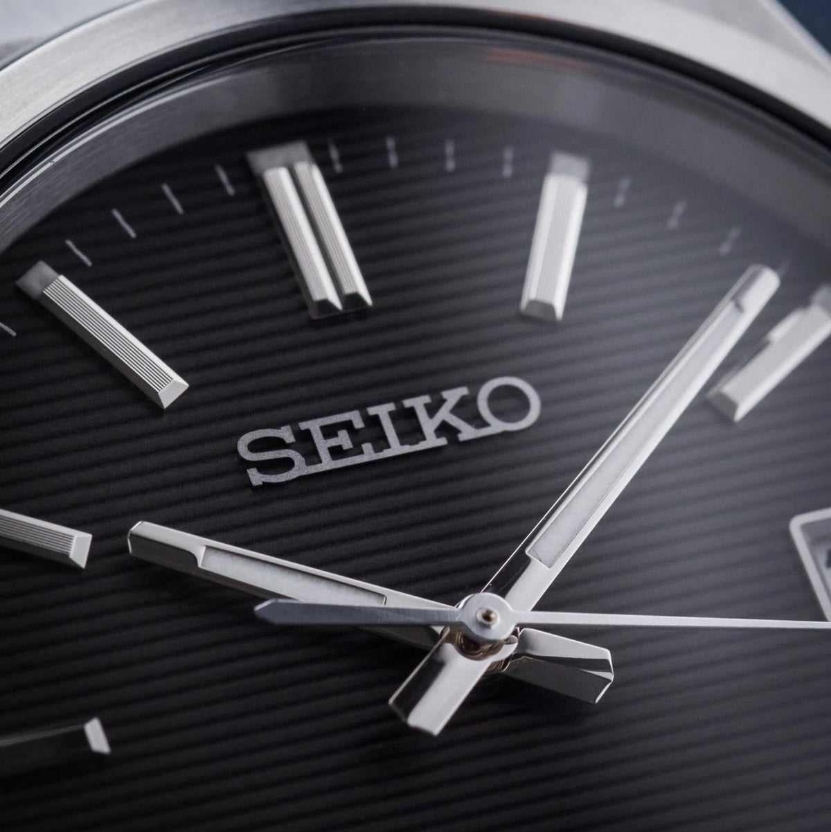 Seiko Conceptual Gray Dial Silver Steel Strap Watch for Men - SUR557P1