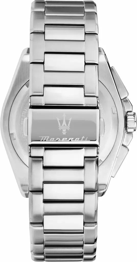 Maserati Velocità Chronograph Blue Dial Silver Steel Strap Watch for Men - R8873652005