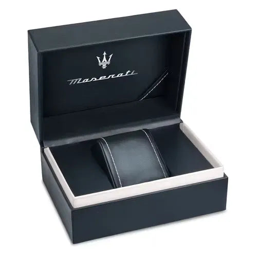 Maserati Sorpasso Chronograph Blue Dial Silver Steel Strap Watch for Men - R8873624004