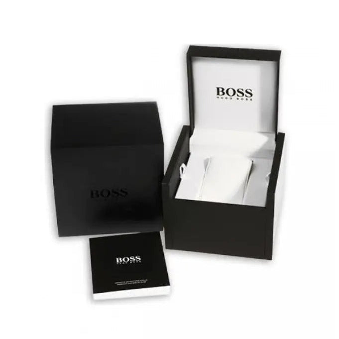 Hugo Boss Principle Skeleton Grey Dial Grey Mesh Strap Watch for Men - 1514255