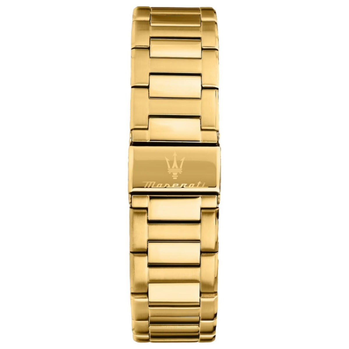 Maserati Velocità Chronograph Blue Dial Gold Steel Strap Watch for Men - R8873652002