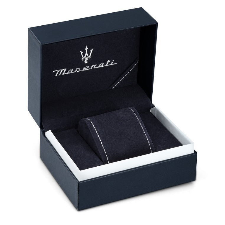 Maserati SFIDA Chronograph Grey Dial Two Tone Steel Strap Watch for Men - R8873640021