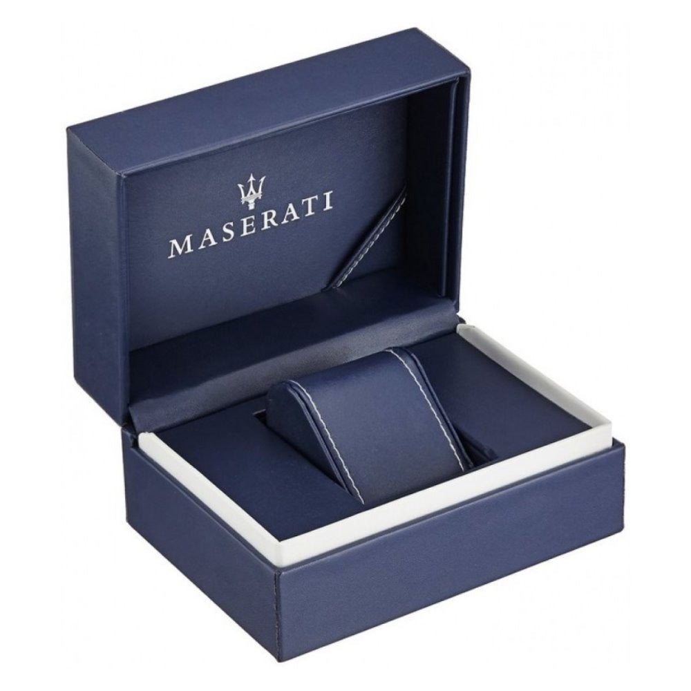 Maserati Velocità Chronograph Blue Dial Silver Steel Strap Watch for Men - R8873652005