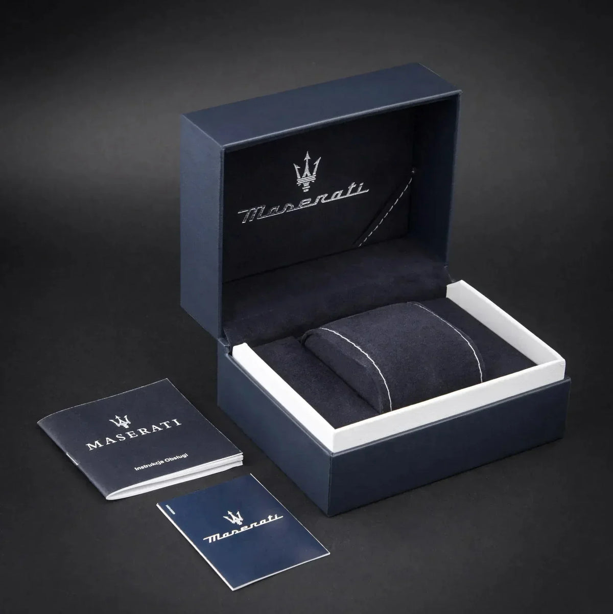 Maserati SFIDA Special Edition Automatic Blue Dial Silver Steel Strap Watch for Men - R8823140013