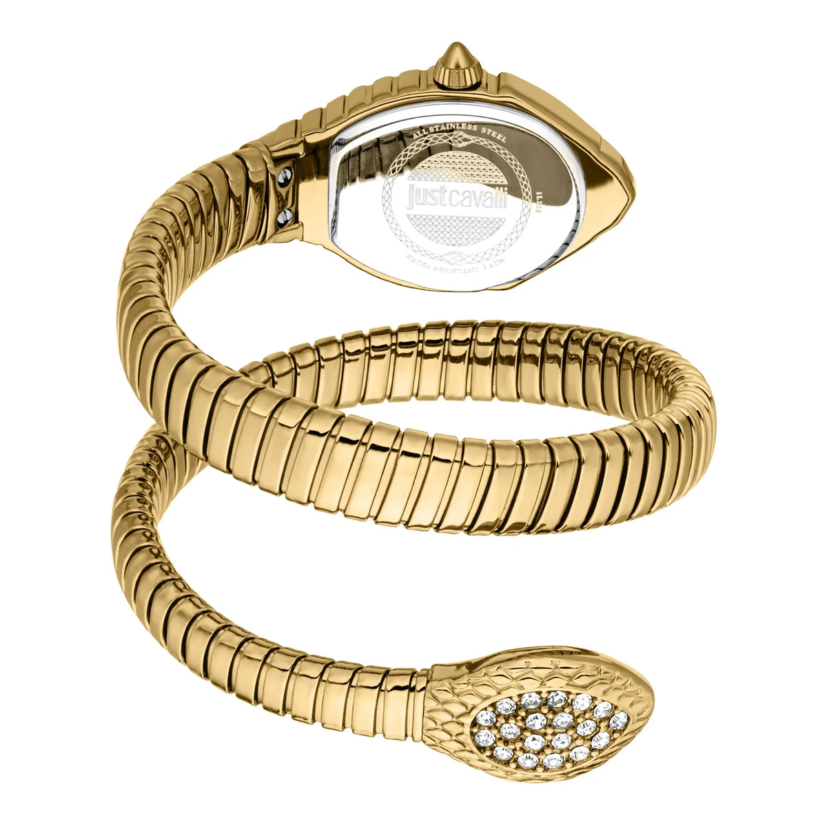Just Cavalli Speranza Gold Dial Gold Steel Strap Watch for Women - JC1L356M0025