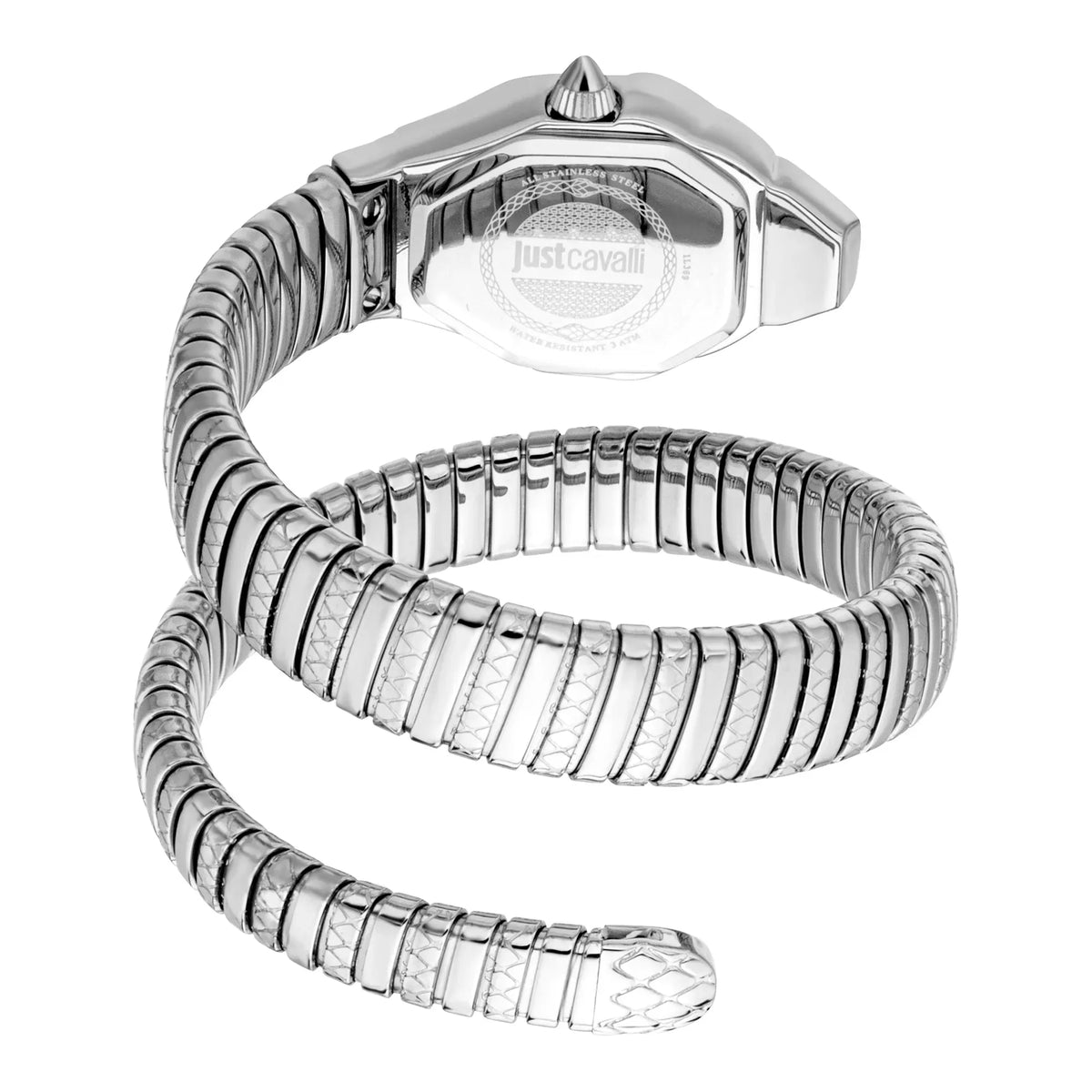 Just Cavalli Aurela Silver Dial Silver Steel Strap Watch for Women - JC1L374M0015