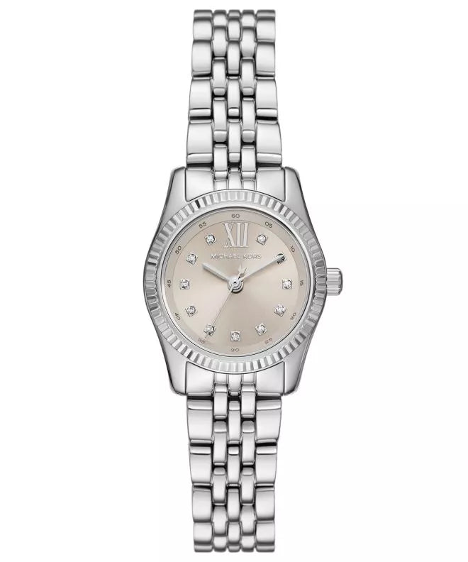 Shop Authentic Michael Kors Lexington Three-Hand Silver Dial Silver Steel Strap Watch for Women - MK4843 - Luxxuri