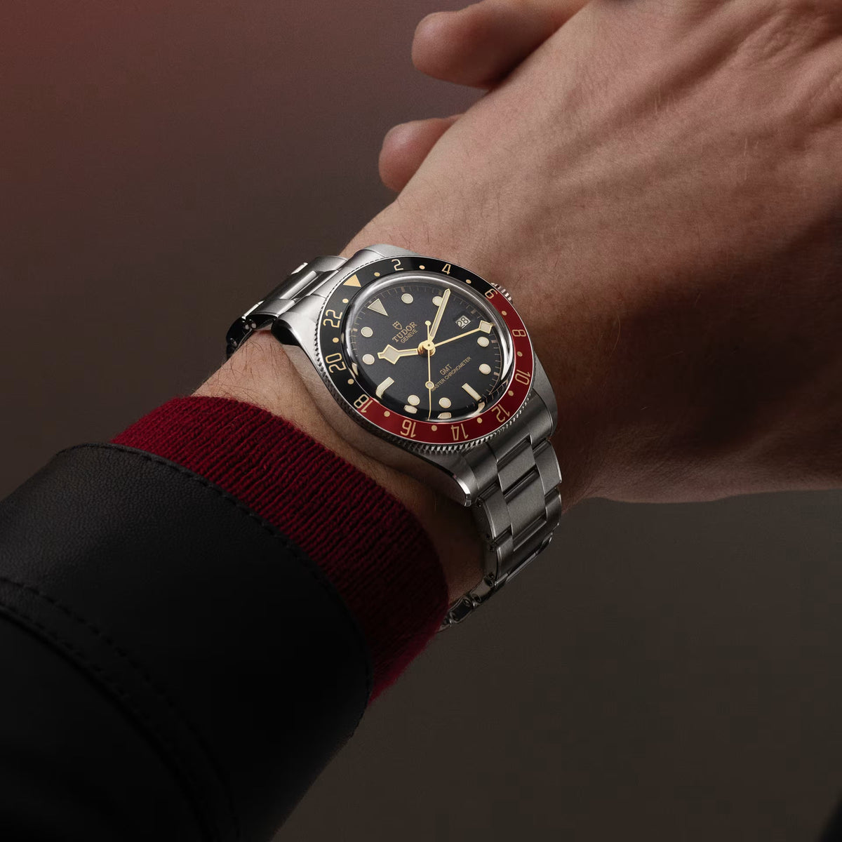 Tudor Black Bay 58 Black Dial Silver Steel Strap Watch for Men - M7939G