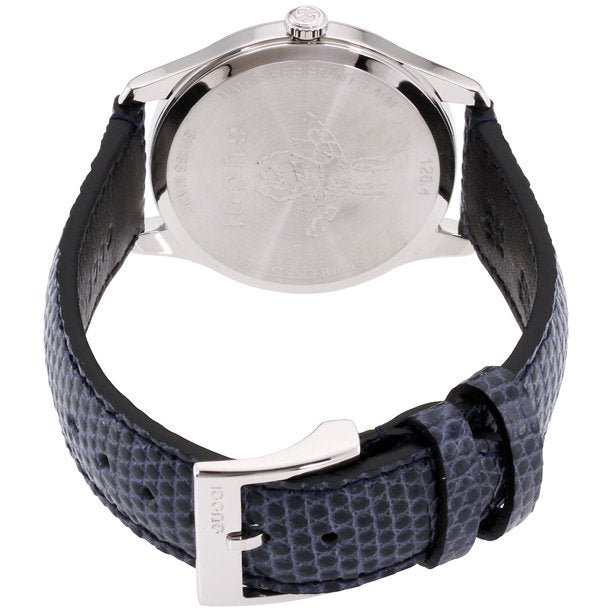 Gucci G-Timeless Signature Mother of Pearl Star Dial Blue Watch For Women - YA126588