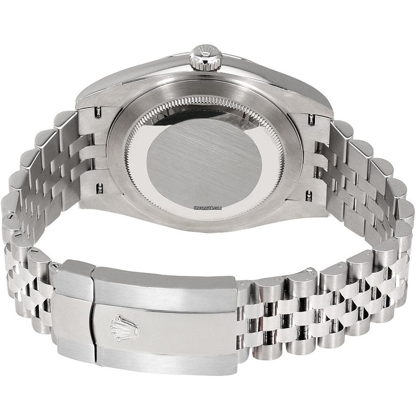 Rolex Datejust 41 Oyster Grey Dial Silver Oystersteel Bracelet Watch for Men - M126300-0008