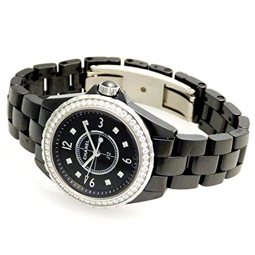  Shop Authentic Chanel J12 Diamonds Ceramic Black Dial Black Steel Strap Watch for Women - J12 H3108 - Luxxuri