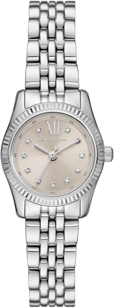  Shop Authentic Michael Kors Lexington Three-Hand Silver Dial Silver Steel Strap Watch for Women - MK4843 - Luxxuri