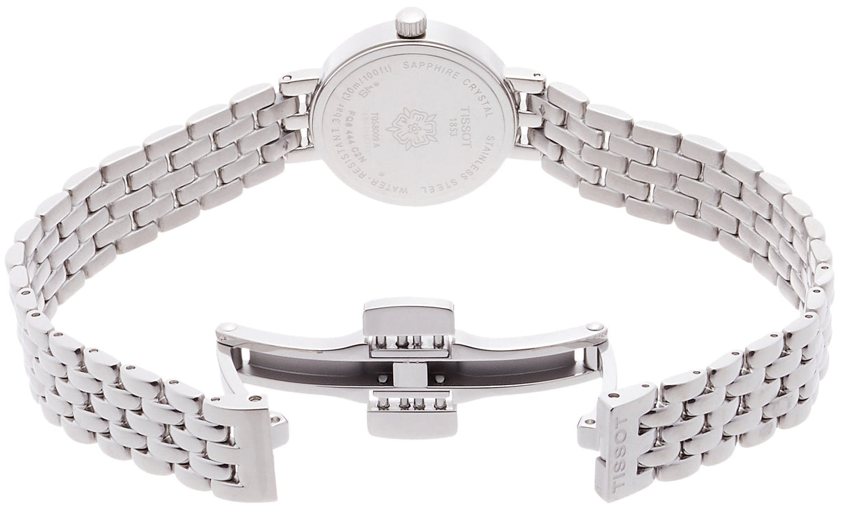 Tissot Lovely Mother of Pearl Dial Silver Steel Strap Watch For Women - T058.009.61.116.00