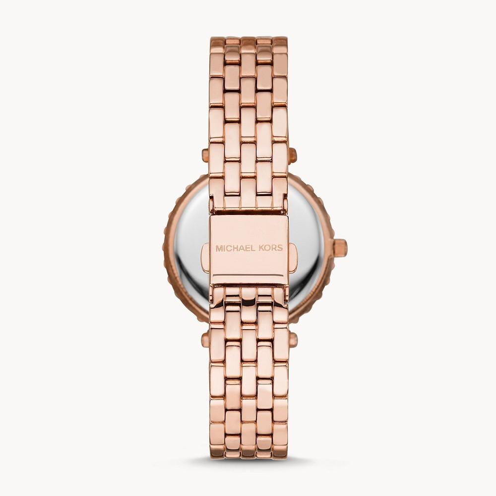 Michael Kors Darci Quartz Rose Gold Dial Rose Gold Steel Strap Watch For Women - MK4514