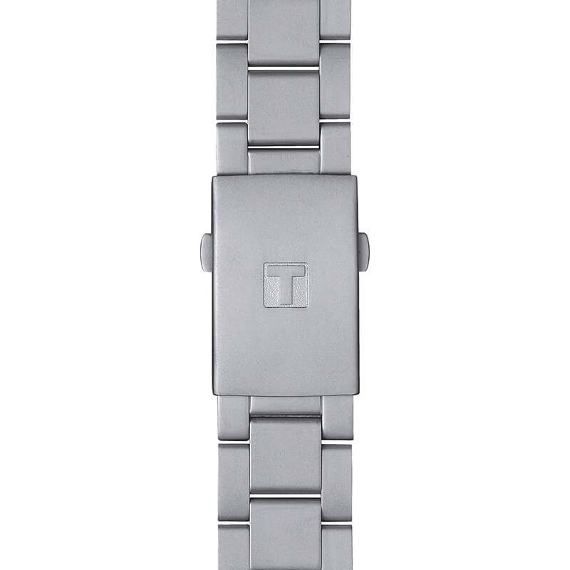 Tissot Chrono XL Black Dial Silver Steel Strap Watch For Men - T116.617.11.057.00