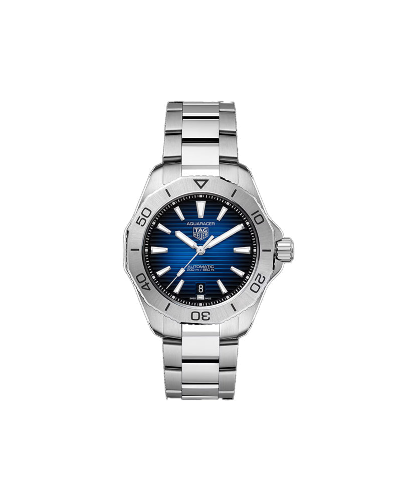 Tag Heuer Aquaracer Professional 200 Automatic Blue Dial Silver Steel Strap Watch for Men - WBP2111.BA0627