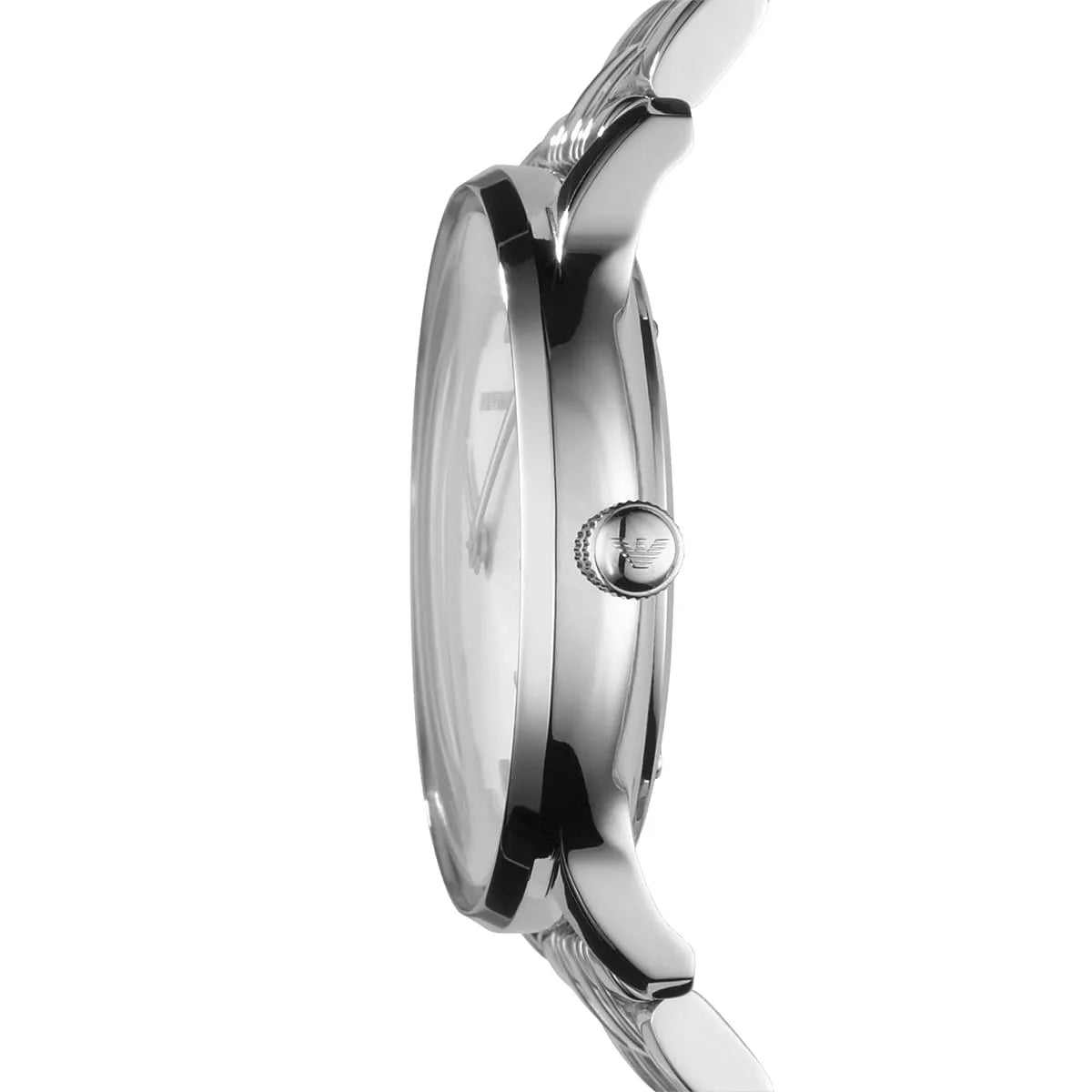 Emporio Armani Classic Quartz Mother of Pearl Dial Silver Steel Strap Watch For Women - AR1602