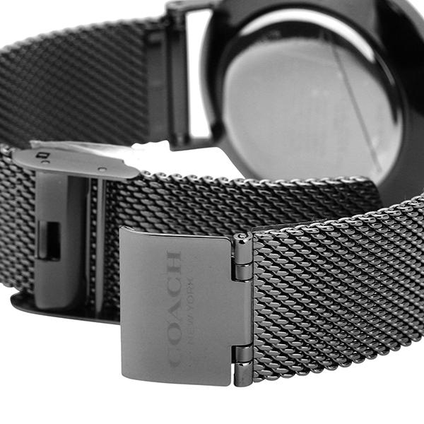 Coach Perry Grey Dial Grey Mesh Bracelet Watch for Women - 14503127