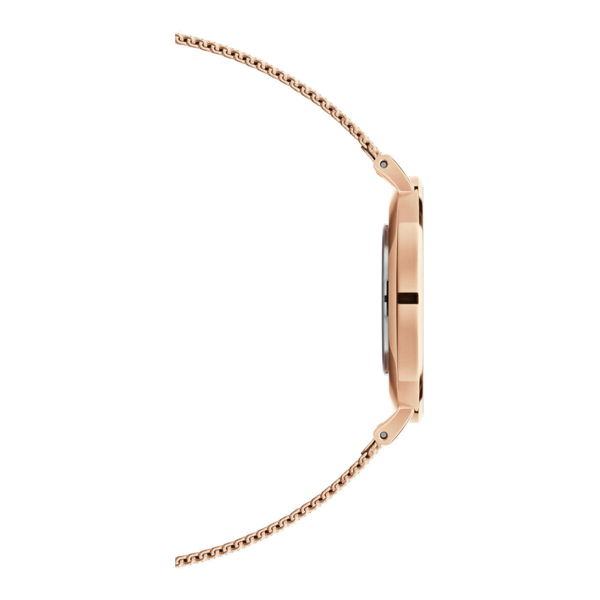 Daniel Wellington Petite Rose Gold Dial Rose Gold Mesh Bracelet Watch For Women - DW00100470