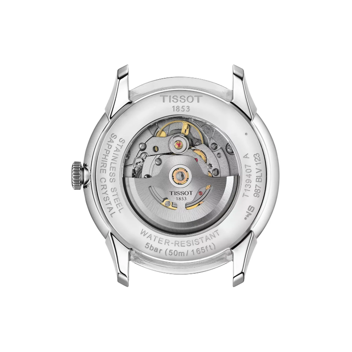 Tissot Chemin Des Tourelles Powermatic 80 Grey Dial Silver Steel Strap Watch for Men - T139.407.11.068.00