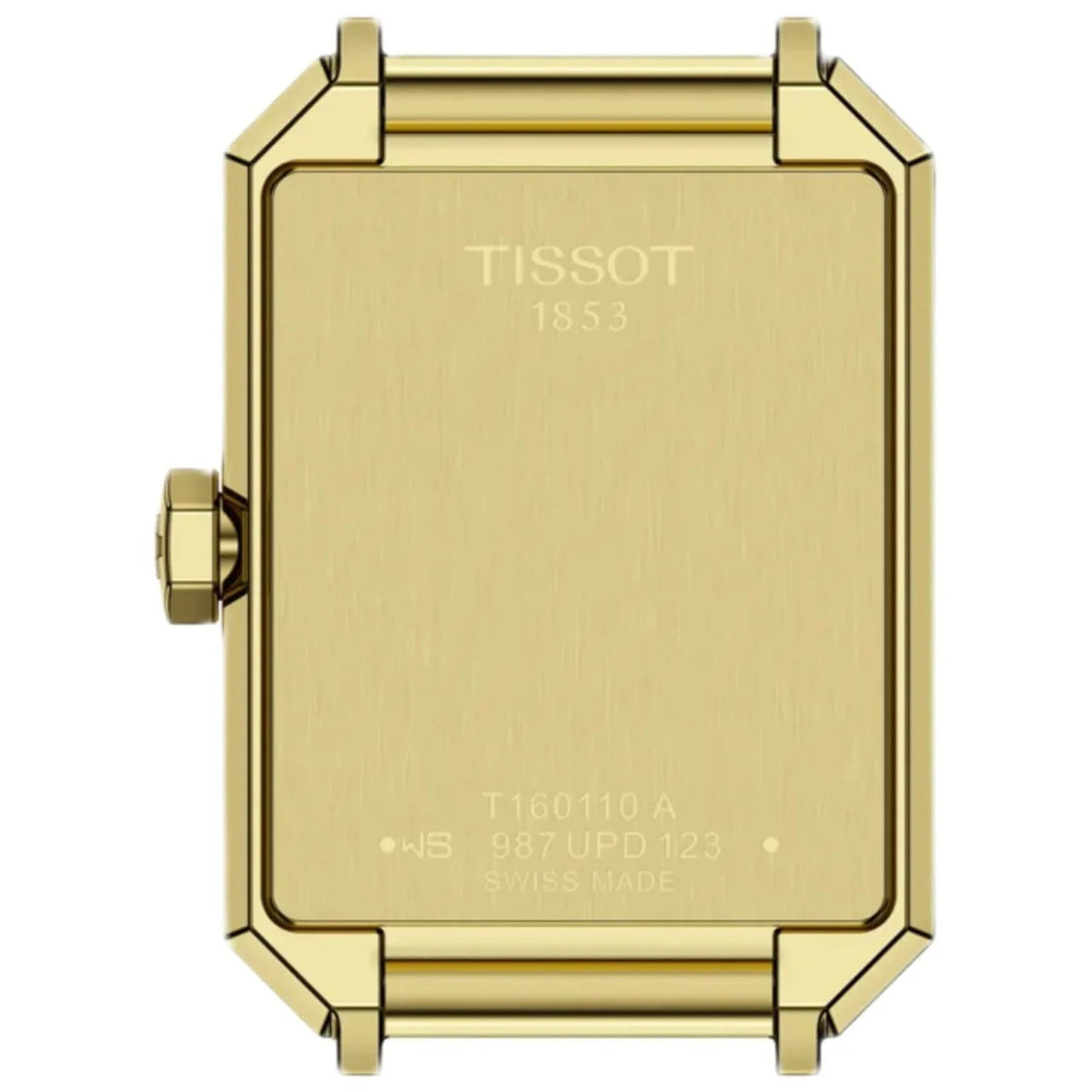 Tissot SRV Black Mother of Pearl Dial Black Leather Strap Watch for Women - T160.110.36.126.00