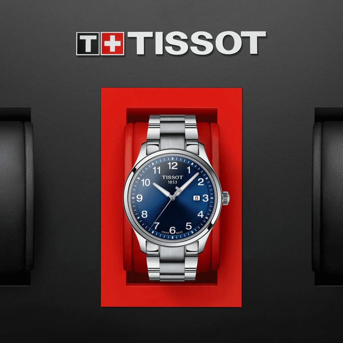 Tissot T-Sport Gent XL Blue Dial Silver Steel Strap Watch for Men - T116.410.11.047.00