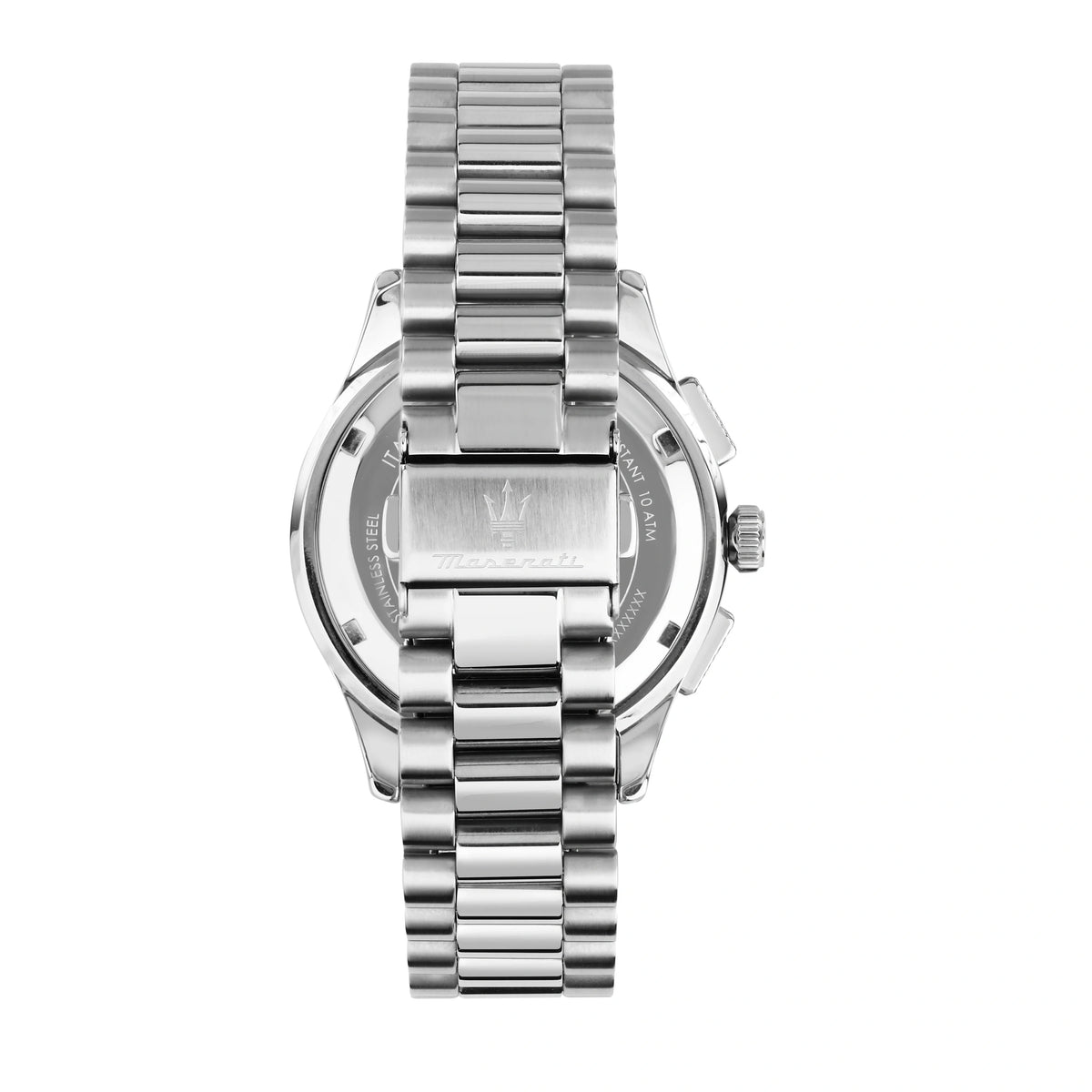 Maserati Sorpasso Chronograph Blue Dial Silver Steel Strap Watch for Men - R8873624004