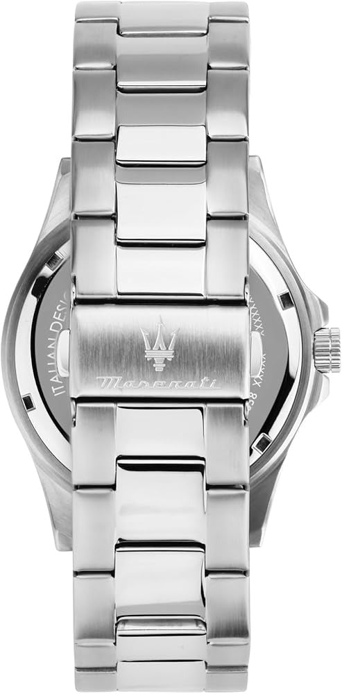 Maserati Competizione Green Dial Silver Steel Strap Watch for Men - R8853100038