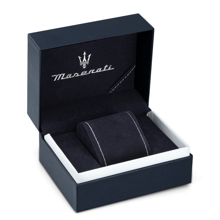 Maserati SFIDA Limited Edition Chronograph Black Dial Black Steel Strap Watch for Men - R8873640016