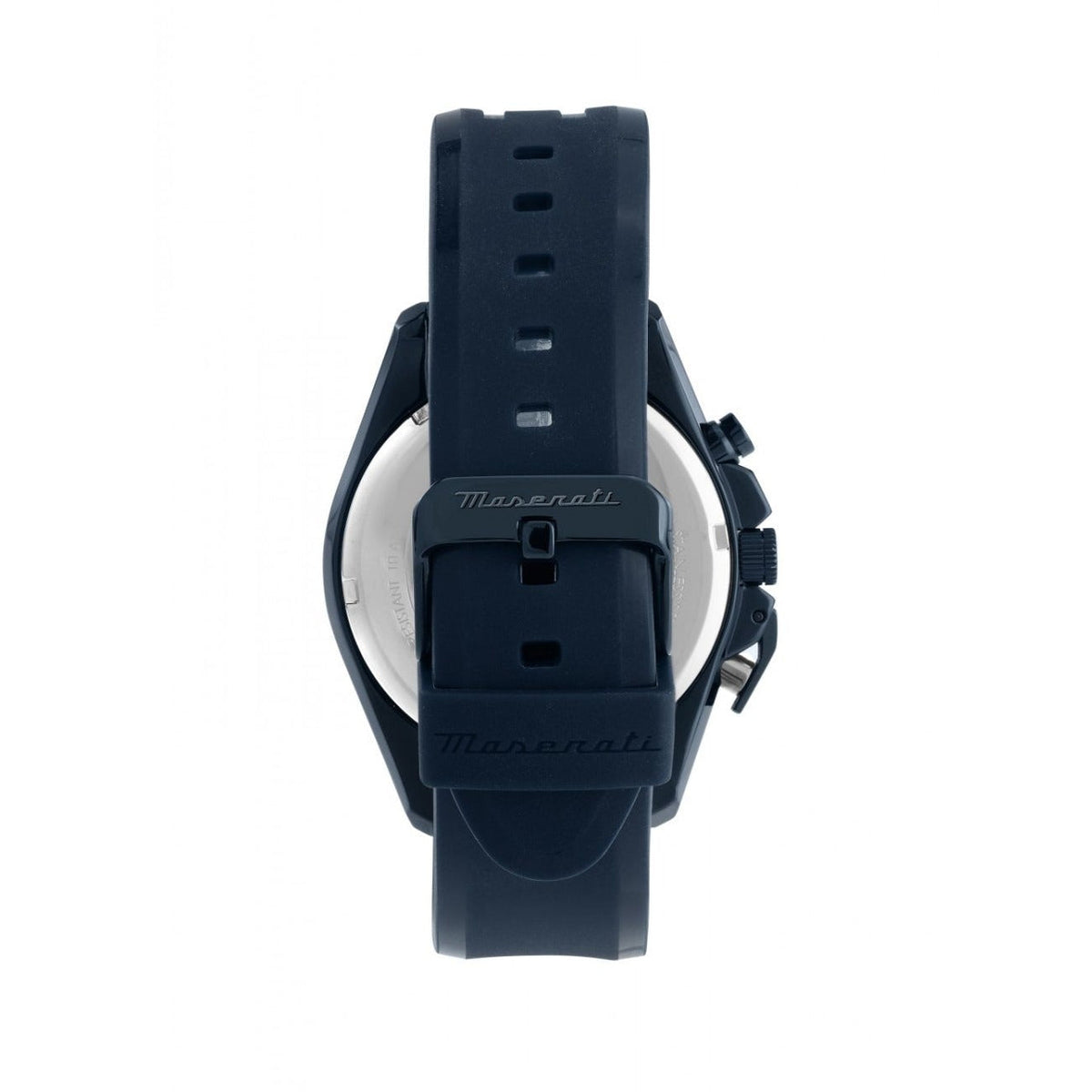 Maserati Traguardo Blue Edition Chronograph Blue Dial Blue Silicon Strap Watch for Men - R8871612042