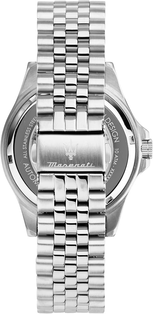Maserati SFIDA Special Edition Automatic Blue Dial Silver Steel Strap Watch for Men - R8823140013