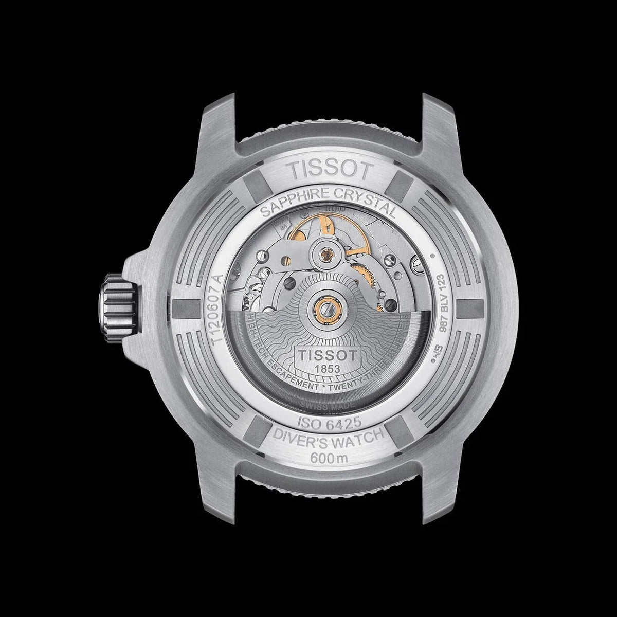 Tissot Seastar 2000 Professional Powermatic 80 Blue Dial Silver Steel Strap Watch for Men - T120.607.11.041.01