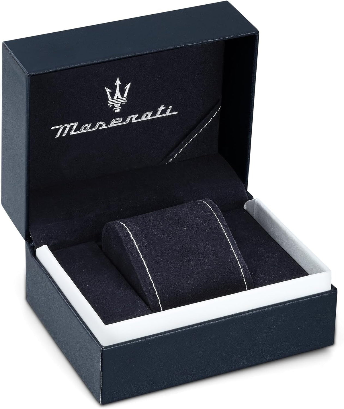 Maserati SFIDA Chronograph Black Dial Black Silicone Strap Watch for Men - R8871640005