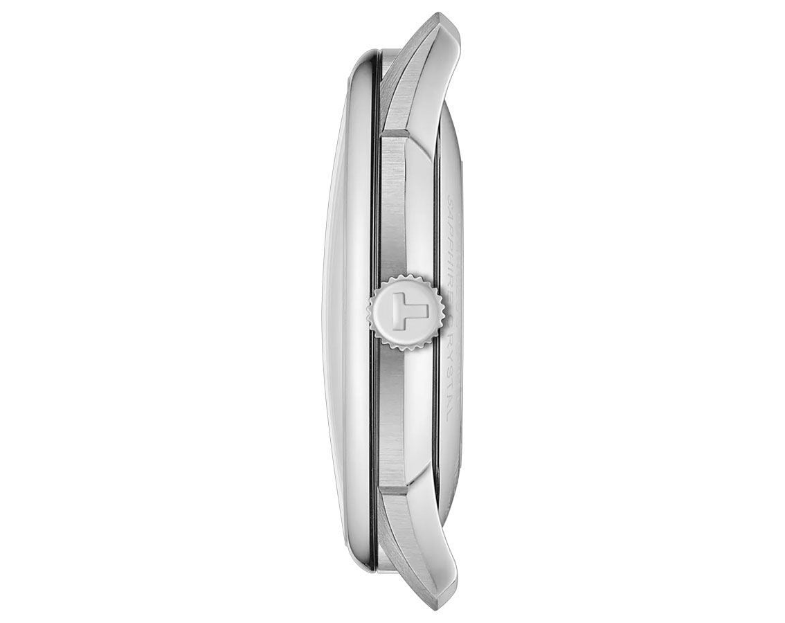 Tissot Chemin Des Tourelles Powermatic 80 Silver Dial Silver Steel Strap Watch for Men - T139.407.11.038.00
