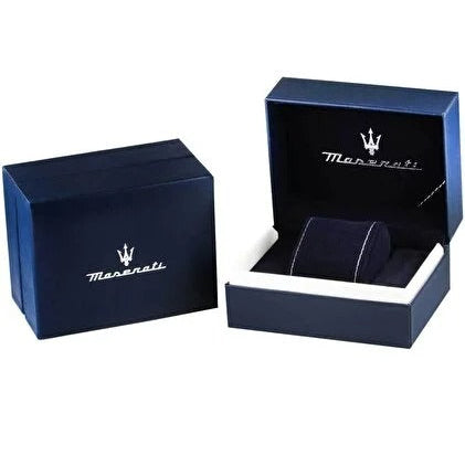 Maserati Competizione Diver Blue Dial Two Tone Steel Strap Watch for Men - R8873600010