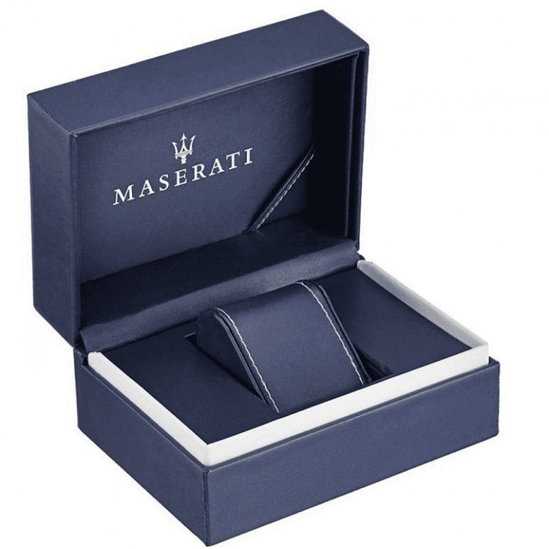 Maserati Attrazione Chronograph Green Dial Silver Steel Strap Watch for Men - R8853151011