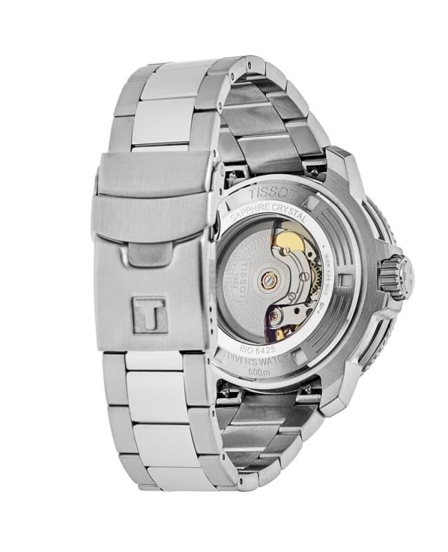 Tissot Seastar 2000 Professional Powermatic 80 Blue Dial Silver Steel Strap Watch for Men - T120.607.11.041.01